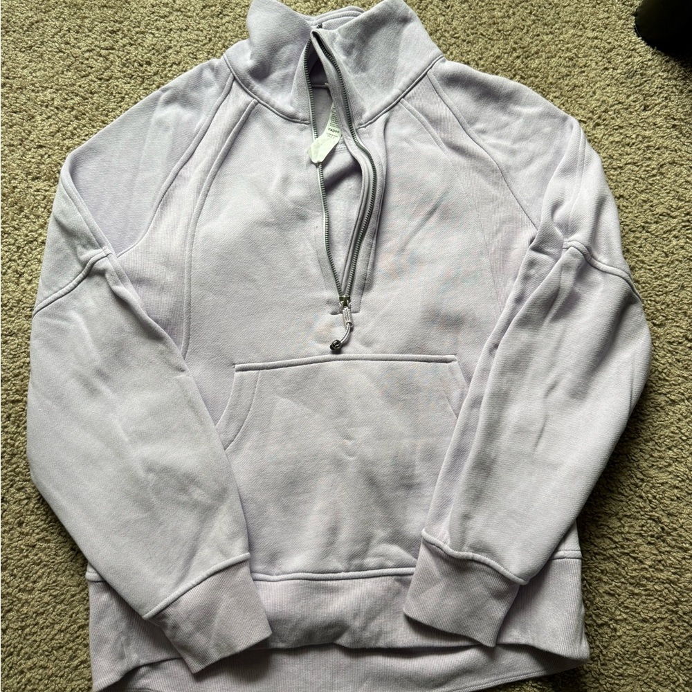 Lululemon Lavender Scuba Half Zip